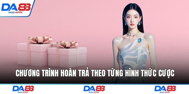 Chương trình hoàn trả theo từng hình thức cược